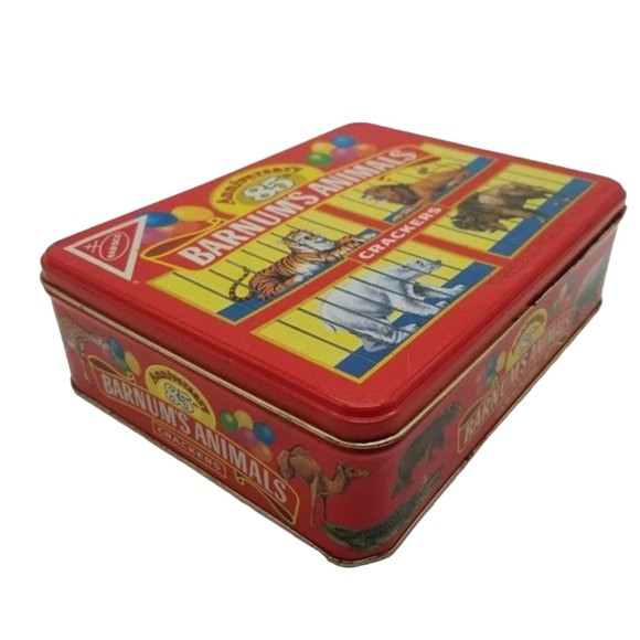 Vintage Nabisco Barnum's Animals Crackers 85th Anniversary 80s TIN Container - Picture 2 of 6